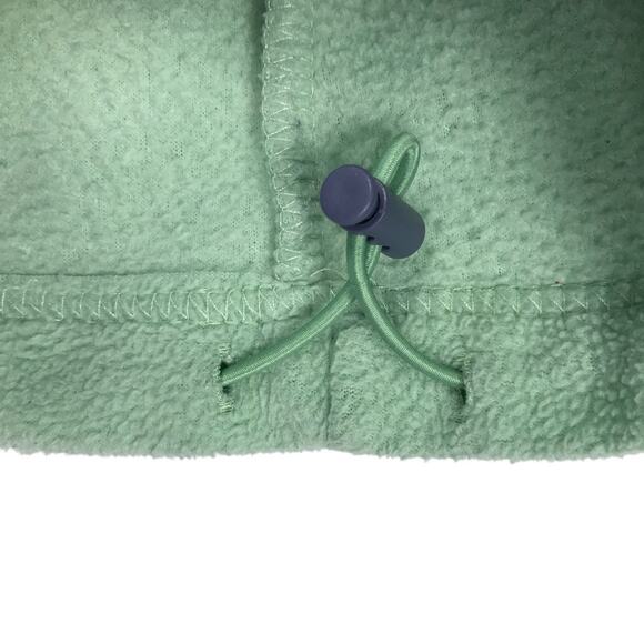 COLUMBIA Fleece Full Zip Jacket Women L Mint Green Outdoor Travel Athletic Basic - Picture 7 of 12